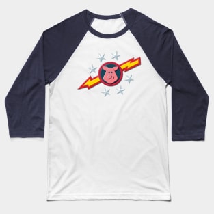 Pigs In Space Baseball T-Shirt